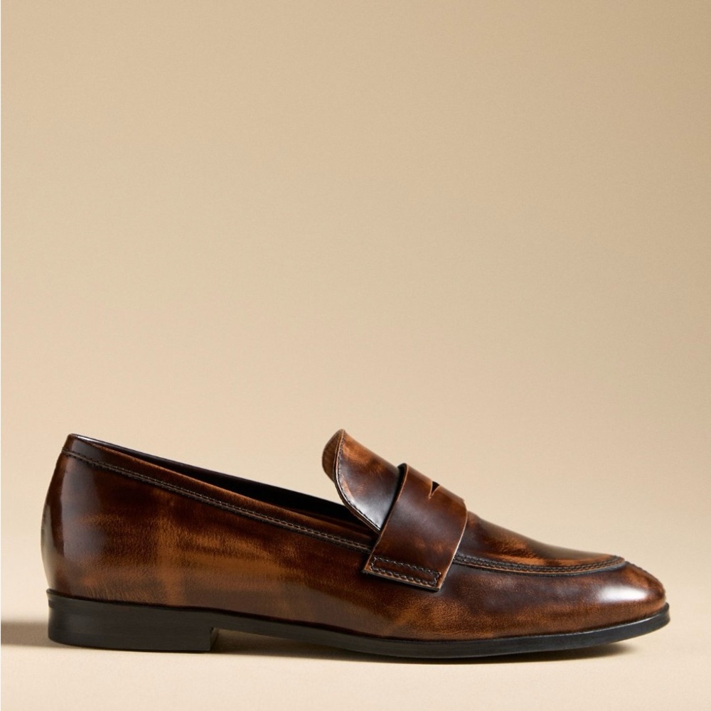 NEW Classic Brown Leather Loafers